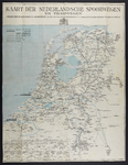 29384 Kaart van het lijnennet van de spoorwegen en tramwegen in Nederland, uitgegeven door de N.V. Nederlandsche ...